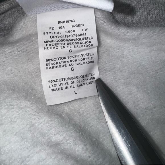 Barstool Pardon My Take Electric Ave Ugly Xmas Mens LG Grey Fleeced Sweatshirt - Picture 6 of 7